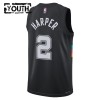 Barn San Antonio Spurs Tröja Dylan Harper Nike 2025-26 City Edition Svart Swingman